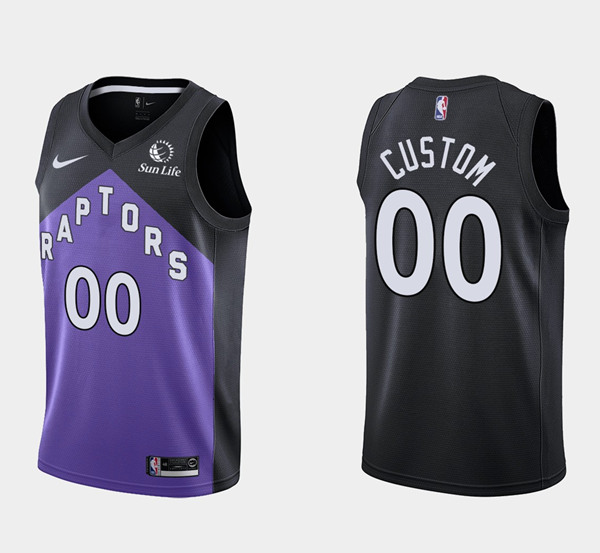 Men's Black Toronto Raptors Active Player Earned Edition Stitched Basketball Jersey